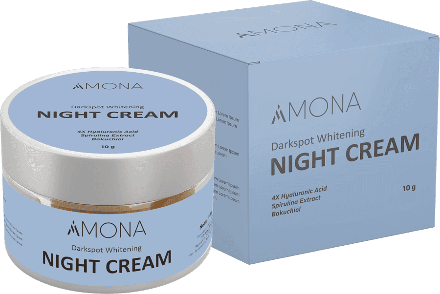 Amona Night Cream — Darkspot & Tekstur Kulit