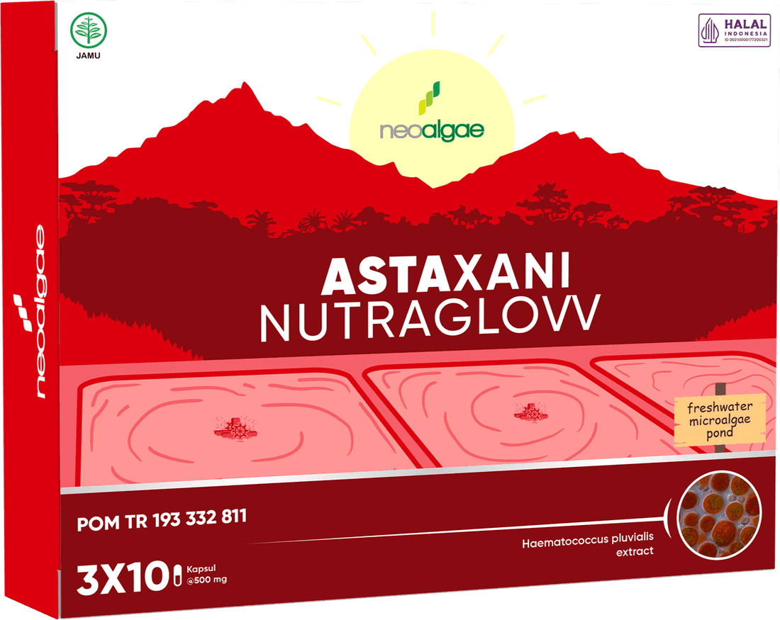 Astaxani NutraGlow — Suplemen Astaxanthin 10mg